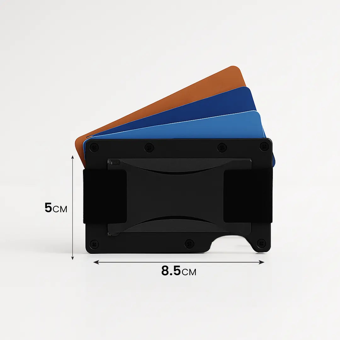 Hive Wallet With Cash Strap (Black) HikerHive