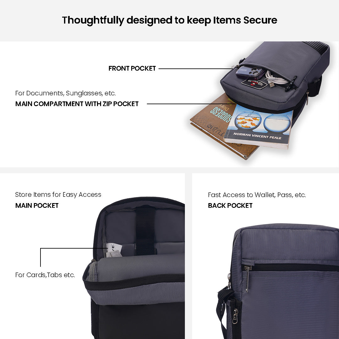 HIKERHIVE Laptop Backpack with Sling Bag Combo HikerHive