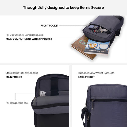 HIKERHIVE Laptop Backpack with Sling Bag Combo HikerHive