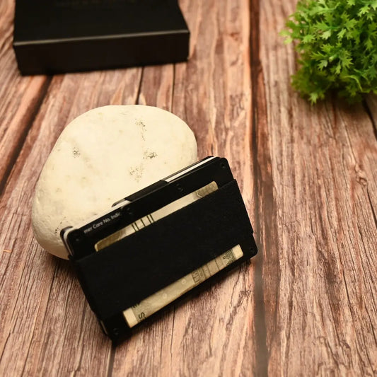 Hive Wallet With Cash Strap (Matt Black) HikerHive