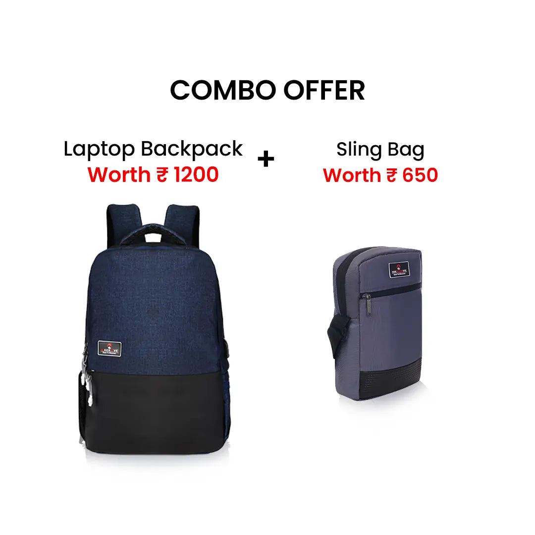 HIKERHIVE Laptop Backpack with Sling Bag Combo HikerHive
