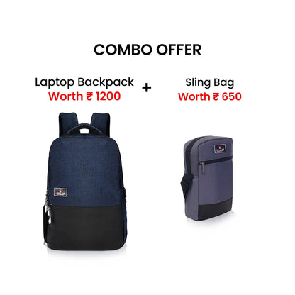 HIKERHIVE Laptop Backpack with Sling Bag Combo HikerHive