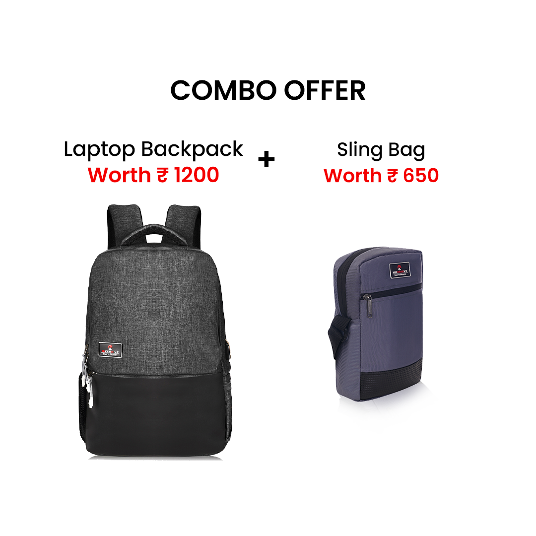 HIKERHIVE Laptop Backpack with Sling Bag Combo HikerHive