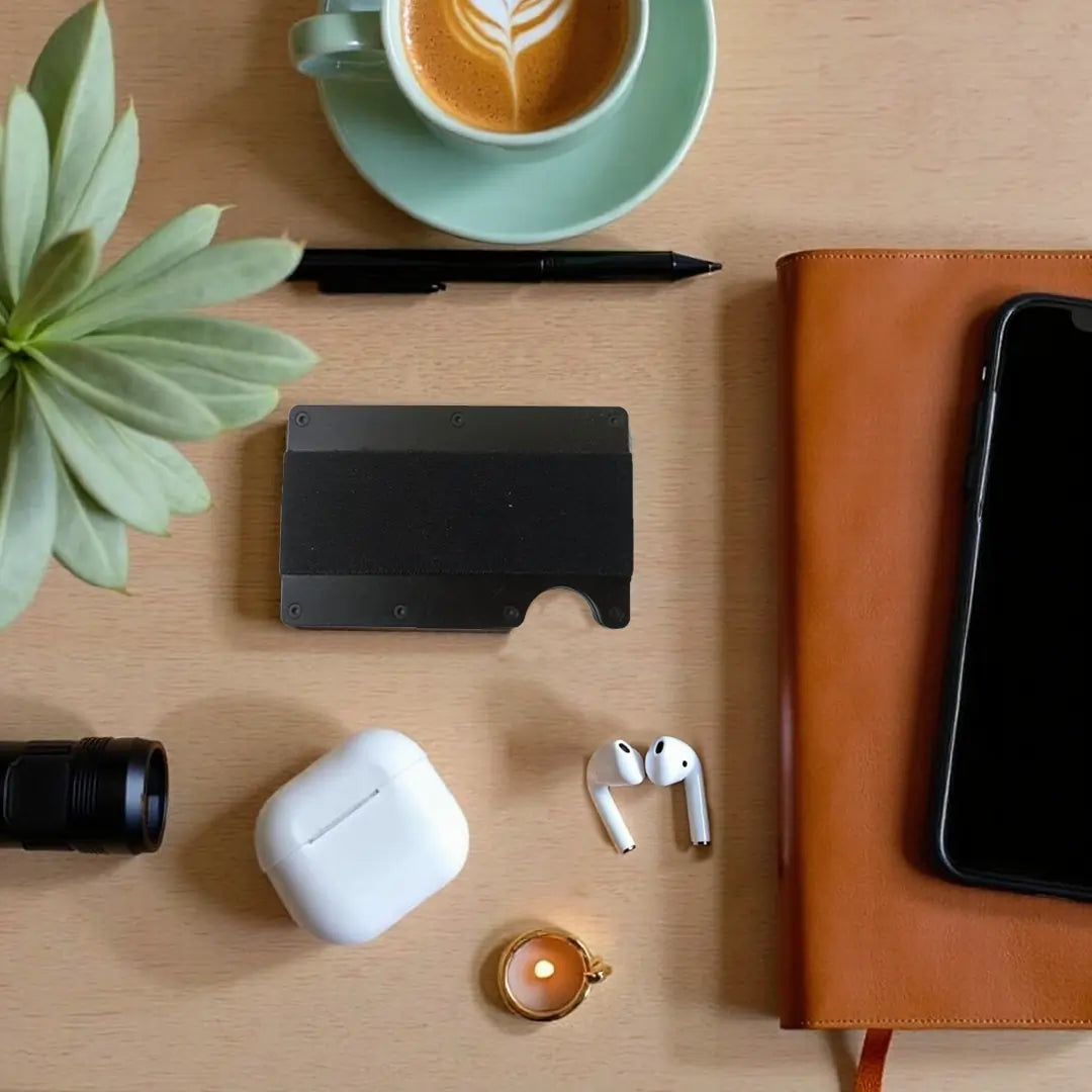 Hive Wallet With Cash Strap (Matt Black) HikerHive