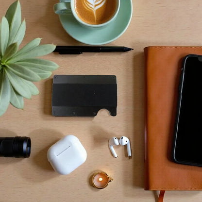Hive Wallet With Cash Strap (Matt Black) HikerHive